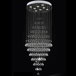 Moderne kristallen kroonluchter verlichting hanglamp plafondlamp armaturen met 8 lampen H180CM