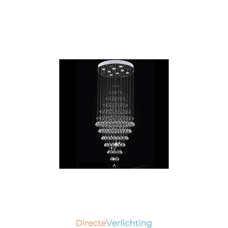 Moderne kristallen kroonluchter verlichting hanglamp plafondlamp armaturen met 8 lampen H180CM