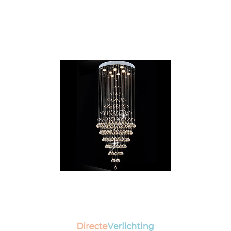 Moderne kristallen kroonluchter verlichting hanglamp plafondlamp armaturen met 8 lampen H180CM