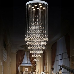 Moderne kristallen kroonluchter verlichting hanglamp plafondlamp armaturen met 8 lampen H180CM