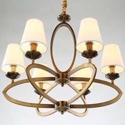 Rustieke Lodge Vintage Mini Stijl Gegalvaniseerde Metalen Kroonluchter
