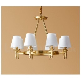 Puur messing ronde kroonluchter hanglamp traditioneel klassiek