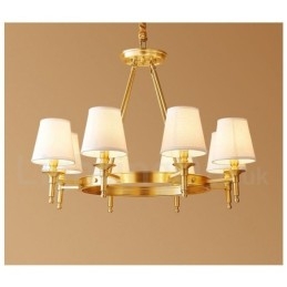 Puur messing ronde kroonluchter hanglamp traditioneel klassiek