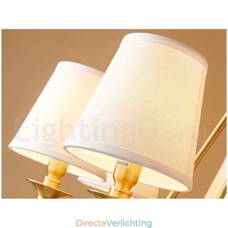 Puur messing ronde kroonluchter hanglamp traditioneel klassiek