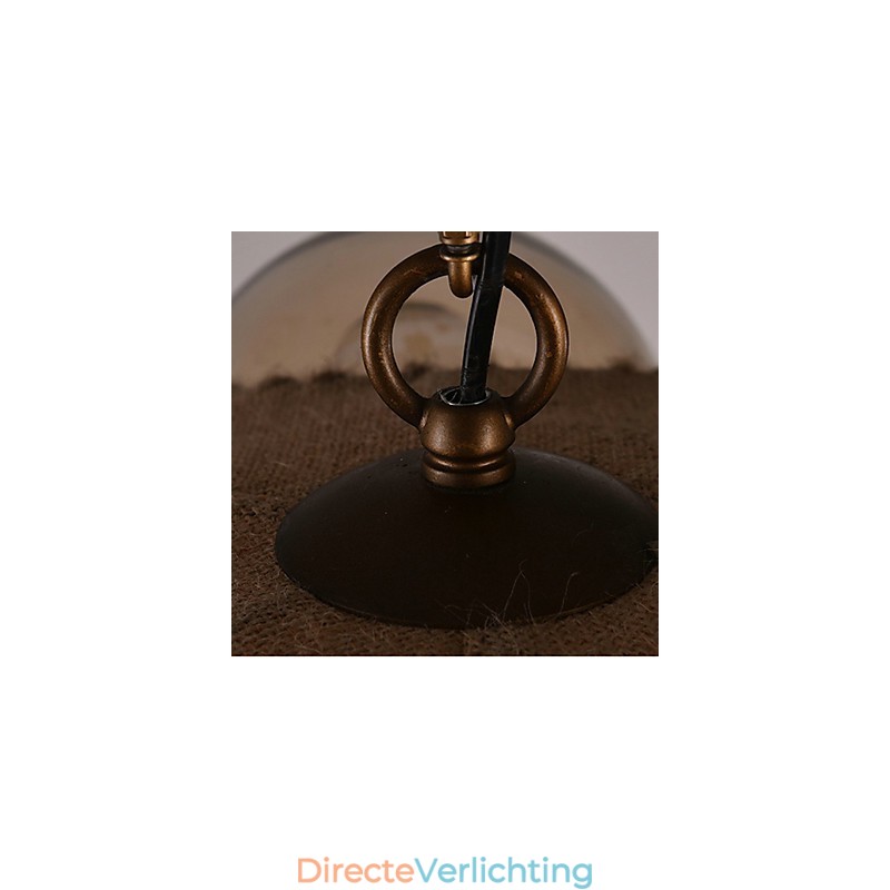 Landelijke Schilderij Metalen Kroonluchter Hanglamp Slaapkamer
