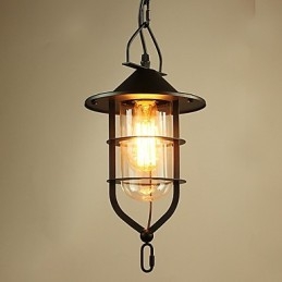 Vintage Land Schilderij Metalen Hanglamp Garage