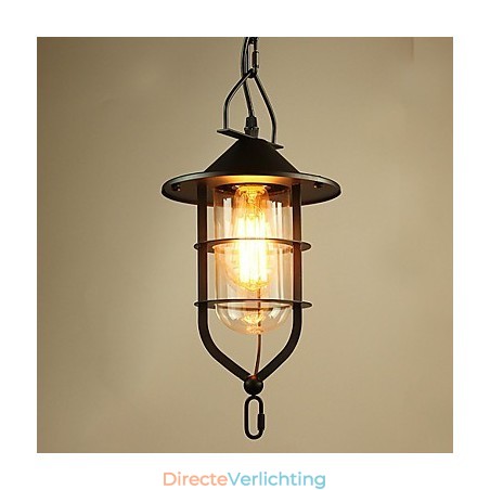 Vintage Land Schilderij Metalen Hanglamp Garage Vintage Land Schilderij Metalen Hanglamp Garage