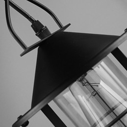 Vintage Land Schilderij Metalen Hanglamp Garage