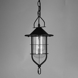 Vintage Land Schilderij Metalen Hanglamp Garage