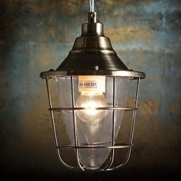 Retro Mini Stijl Gegalvaniseerde Metalen Hanglamp