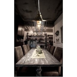 Retro Mini Stijl Gegalvaniseerde Metalen Hanglamp