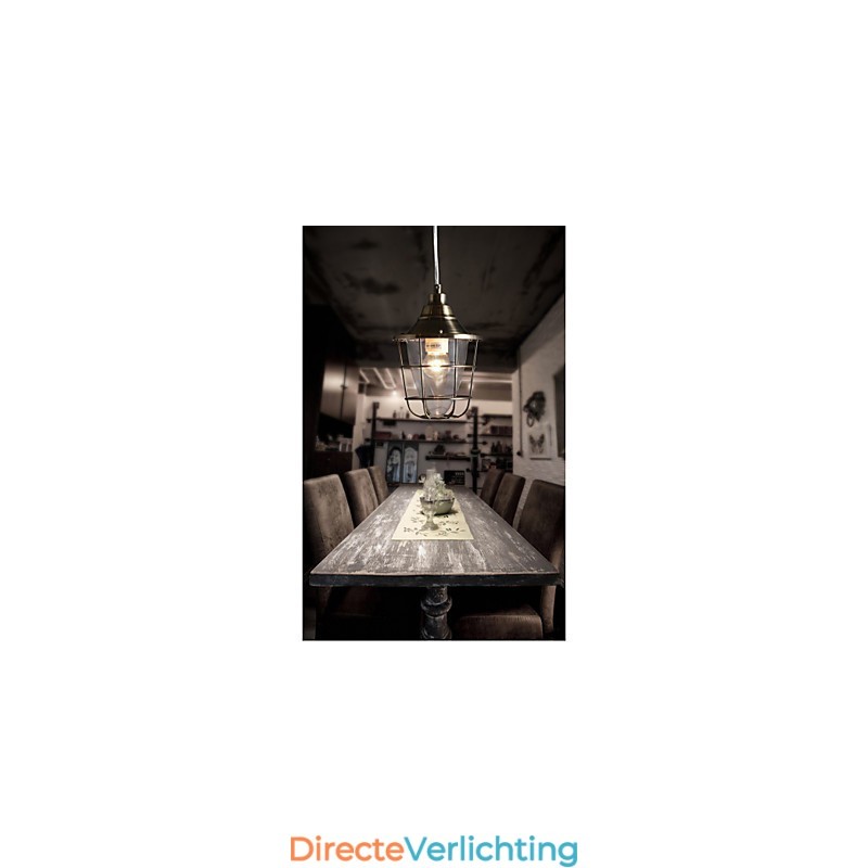 Retro Mini Stijl Gegalvaniseerde Metalen Hanglamp
