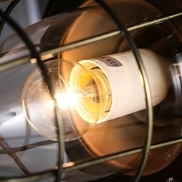 Retro Mini Stijl Gegalvaniseerde Metalen Hanglamp