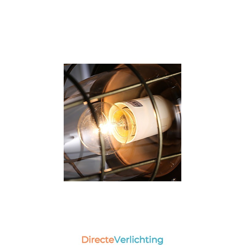 Retro Mini Stijl Gegalvaniseerde Metalen Hanglamp