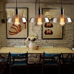 Retro Verlichting Glazen Hanglamp