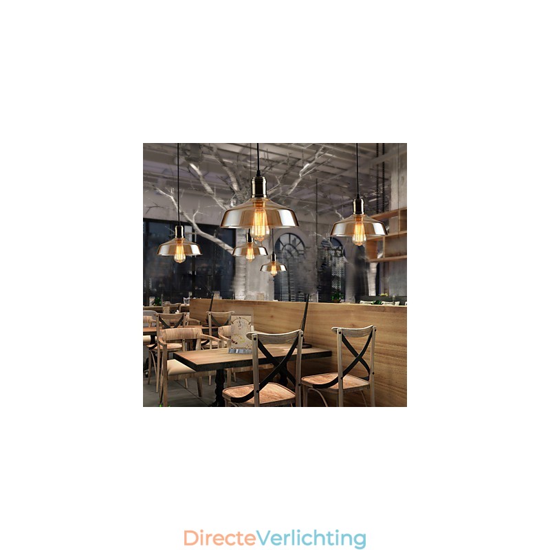 Retro Verlichting Glazen Hanglamp