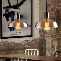 Retro Verlichting Glazen Hanglamp