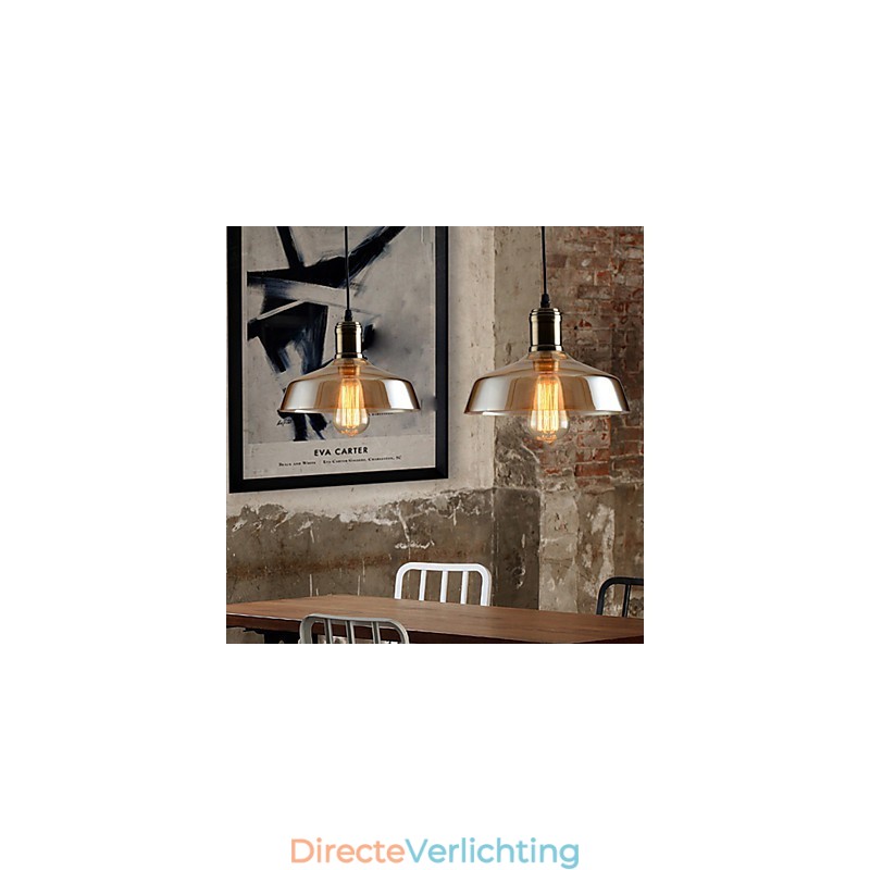 Retro Verlichting Glazen Hanglamp