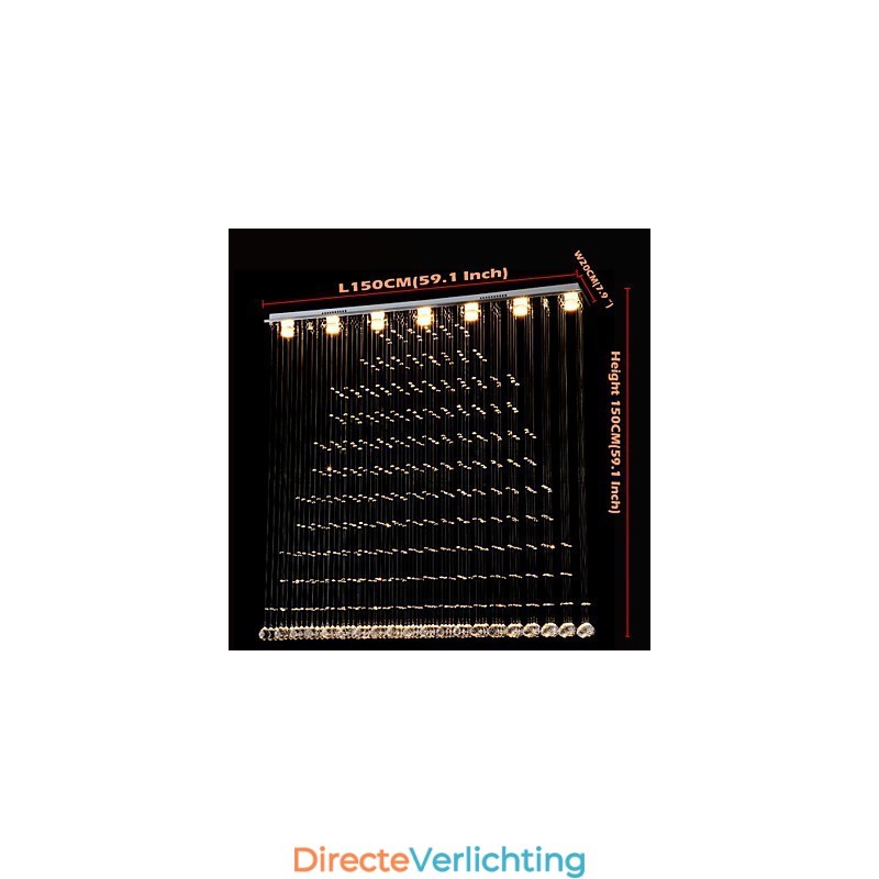K9 Kristallen Hanglamp Hangende Draad Kroonluchter Verlichting Plafondlamp Binnen Café