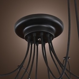 Kroonluchter Vintage Design Lampen Inbegrepen Living 10 Lampen Hanglamp