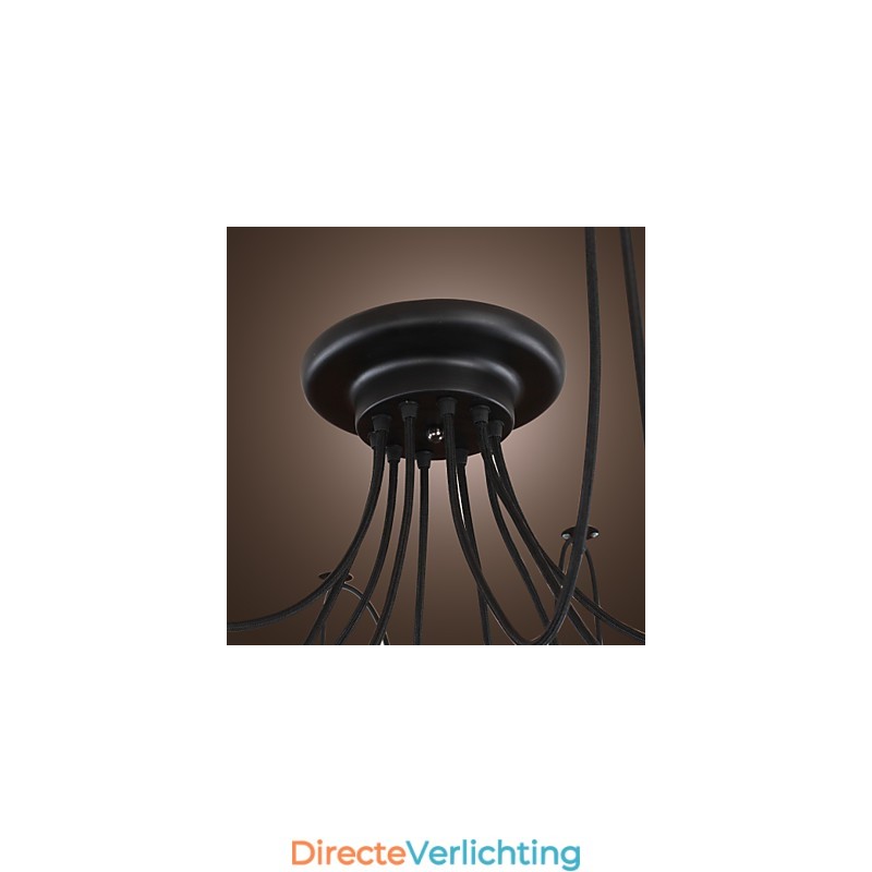 Kroonluchter Vintage Design Lampen Inbegrepen Living 10 Lampen Hanglamp