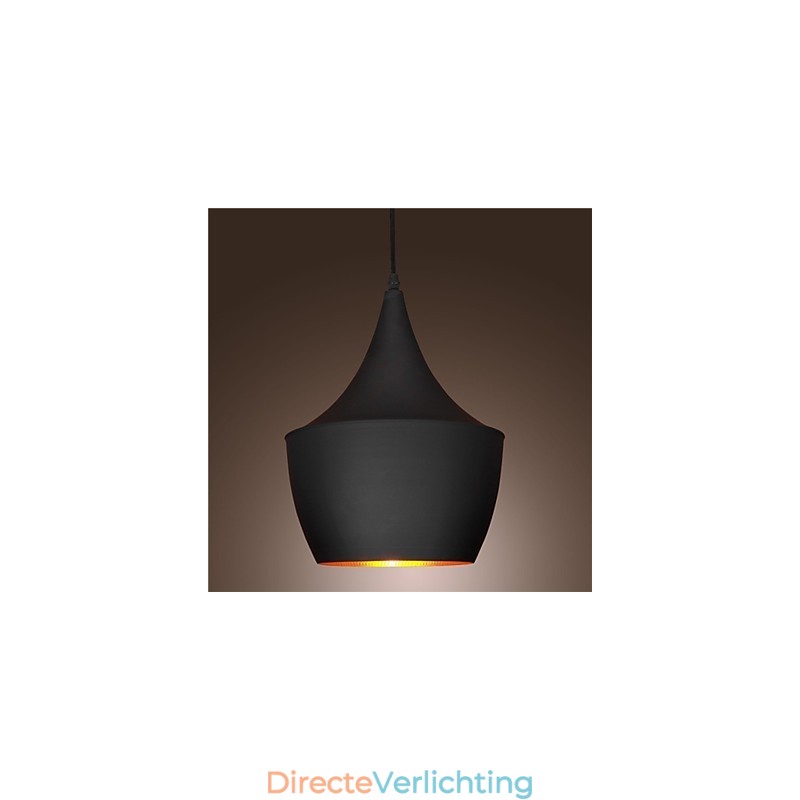 Hanglamp Retro Vintage Tom Dixon Design Zwart Wit Type Café hanglampen