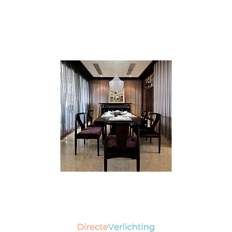 Hanglamp Retro Vintage Tom Dixon Design Zwart Wit Type Café hanglampen