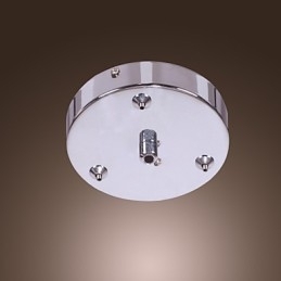 Artistieke 6-lichts kristallen hanglamp met glazen kap