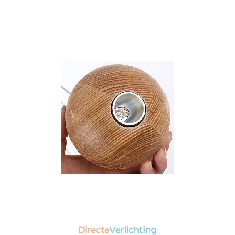 Hanglampen Mini Stijl Lantaarn Hout Bamboe