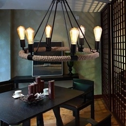 Kroonluchter Hanglamp Mini Stijl Rustieke Lodge Metaal