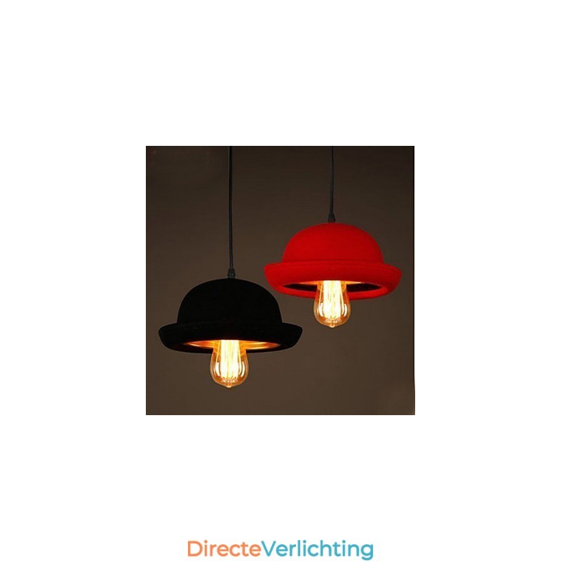 Hoed Hanger Café Design Zwarte Kroonluchter