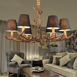 Kroonluchter Hanglamp Vintage Hars