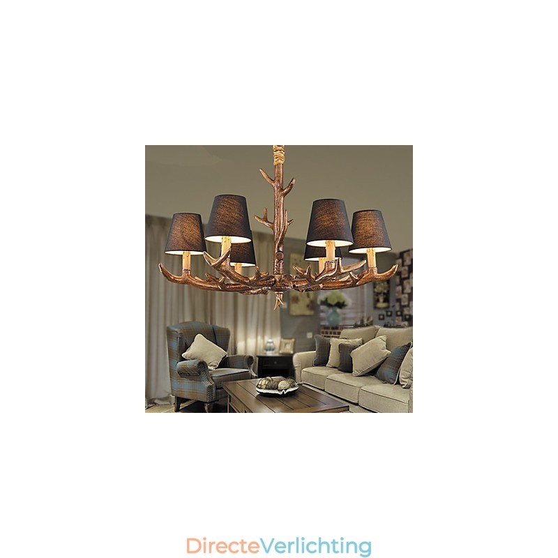 Kroonluchter Hanglamp Vintage Hars
