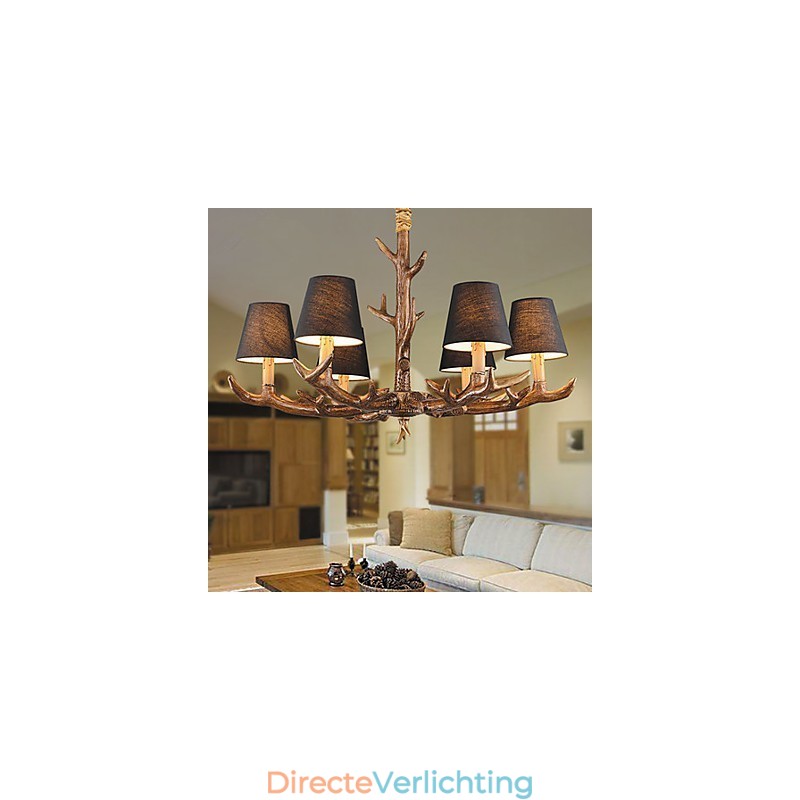 Kroonluchter Hanglamp Vintage Hars