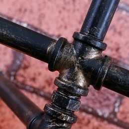 Vintage schilderij metalen inbouw