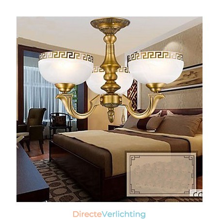 Volledig koperen lamp Marmeren eetkamer Originele moderne koperen kroonluchter Volledig koperen lamp Marmeren eetkamer Originele moderne koperen kroonluchter