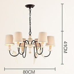 Kroonluchter Hanglamp Vintage Hars