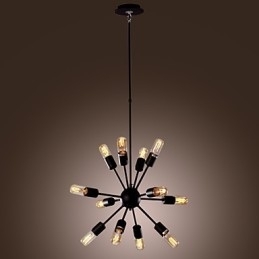 Avant Garde IJzeren Kroonluchter met 12 Lampen
