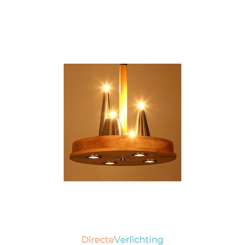 Amerikaanse warme stijlvolle massief houten hanglamp