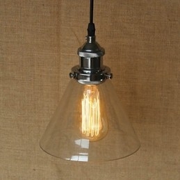 Traditionele klassieke vintage retro landelijke globe hanglamp