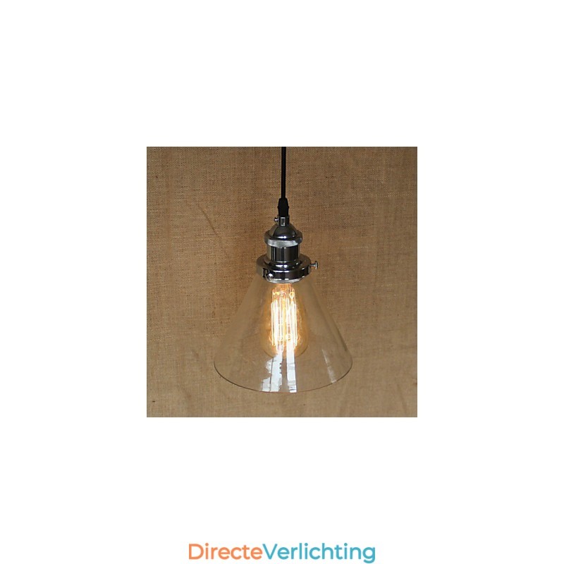 Traditionele klassieke vintage retro landelijke globe hanglamp