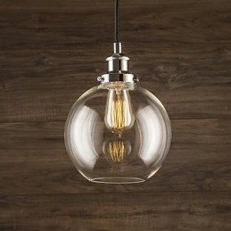 Traditionele klassieke vintage retro landelijke globe hanglamp