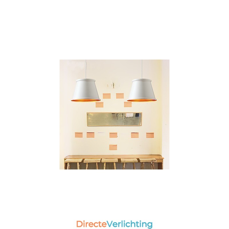 Klassieke rustieke lodge vintage mini-stijl schilderij metalen hanglamp
