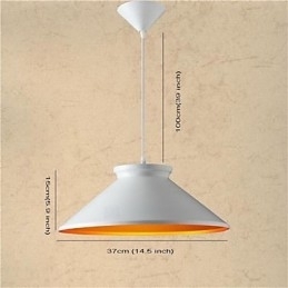 Traditionele Vintage Retro Mini Stijl Schilderij Metalen Hanglamp