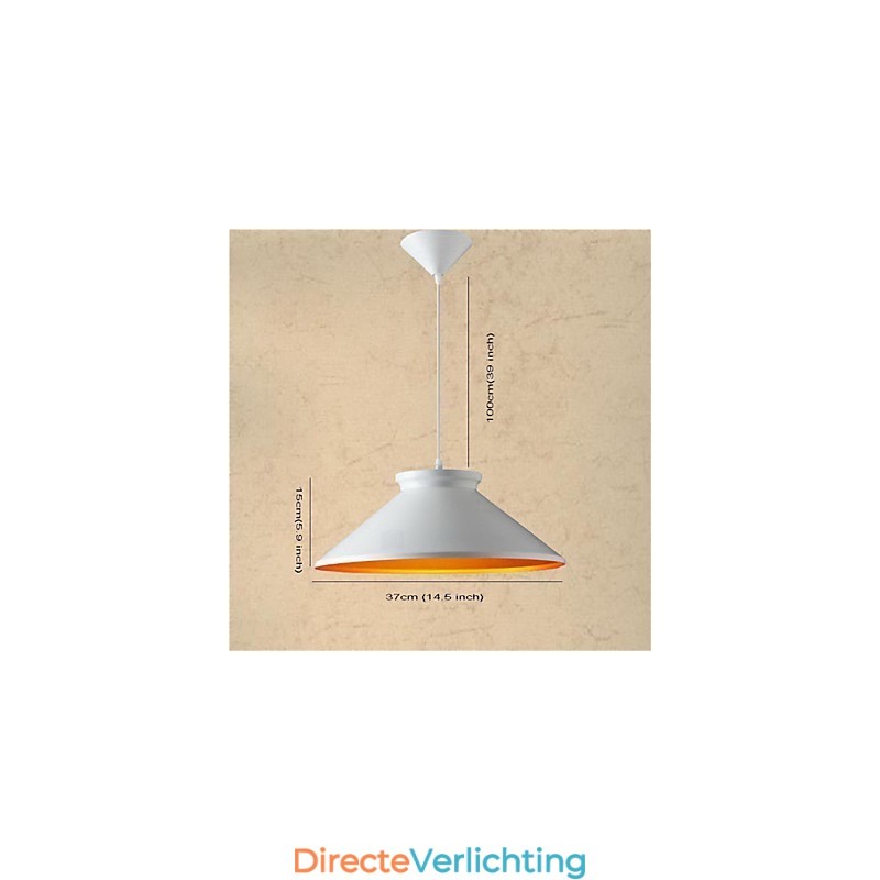 Traditionele Vintage Retro Mini Stijl Schilderij Metalen Hanglamp