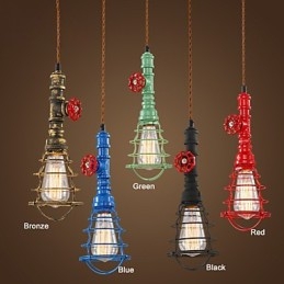 E26 Vintage Hanglamp Waterpijp Design Verlichting