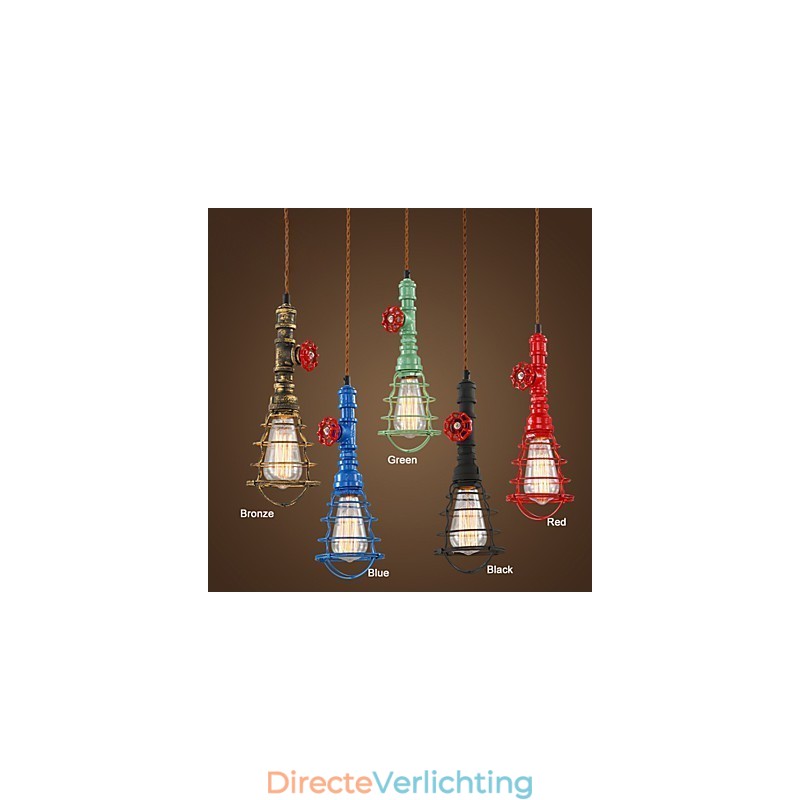 E26 Vintage Hanglamp Waterpijp Design Verlichting