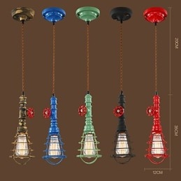 E26 Vintage Hanglamp Waterpijp Design Verlichting
