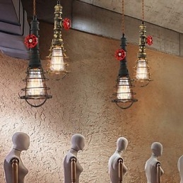 E26 Vintage Hanglamp Waterpijp Design Verlichting