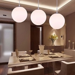 1 Lichts Hedendaagse Glazen Hanglamp